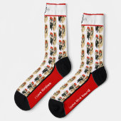 Clever Pileated Woodpecker Socks Socken (Linkes Detail)