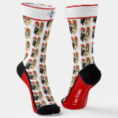 Clever Pileated Woodpecker Socks Socken (Gewinkelt)