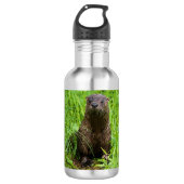 Clever River Otter Edelstahlflasche (Vorderseite)