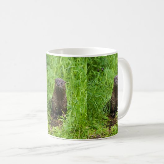Clever River Otter Kaffeetasse (VorderseiteRechts)