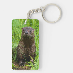 Clever River Otter Schlüsselanhänger
