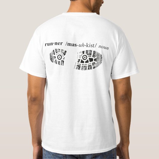 Clever Runner oder Race Shirt (Rückseite)