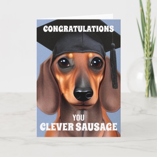 Clever Sausage Dankeskarte (Vorderseite)