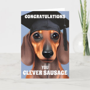 Clever Sausage Dankeskarte