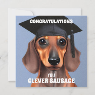 Clever Sausage Dankeskarte