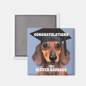 Clever Sausage Magnet (Vorderseite/Rückseite)