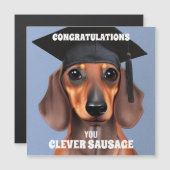 Clever Sausage Magnetkarte (Vorne/Hinten)