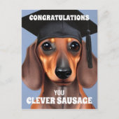 Clever Sausage Postkarte (Vorderseite)