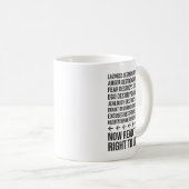 Clever Success Motivation, Fitness, Hustle, Grind  Kaffeetasse (VorderseiteRechts)
