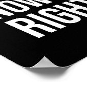 Clever Success Motivation, Fitness, Hustle, Grind Poster (Ecke)