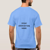 Clever Watercolor-definierte Biking-Vorlage T-Shirt (Rückseite)