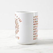 Clever wie ein Fuchs - Ihr Text Kaffeetasse (Mittel)