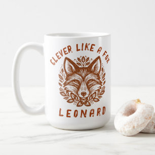 Clever wie ein Fuchs - Ihr Text Kaffeetasse