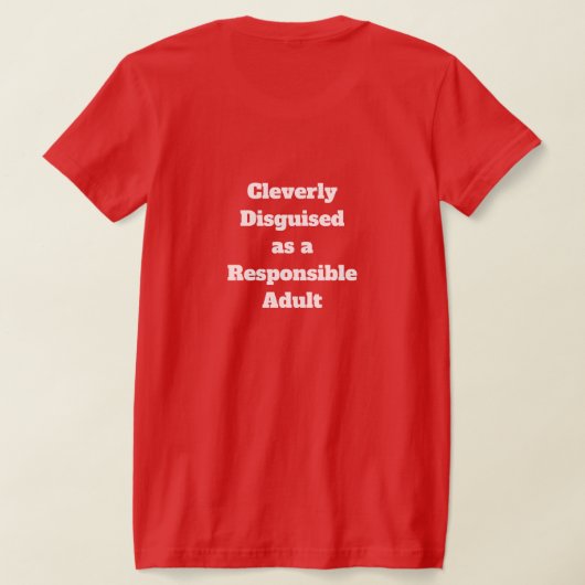 Clevere getarnter T - Shirt (AblageHinten)