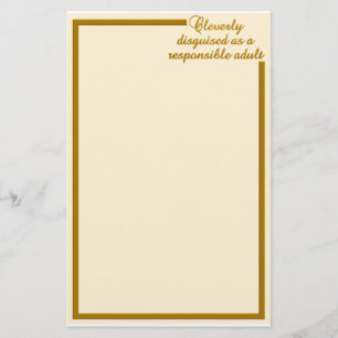 Clevere verkleidete stationäre, anpassbare briefpapier