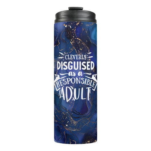 Clevere verschleierte Wärmespeicher Thermosbecher (Vorderseite)