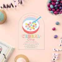 Cleveres Cereal-Mädchen 1. Geburtstag