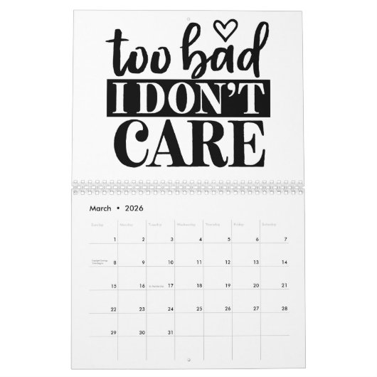 Cleverly verschleiert als Erwachsene Kalender (Mär 2026)