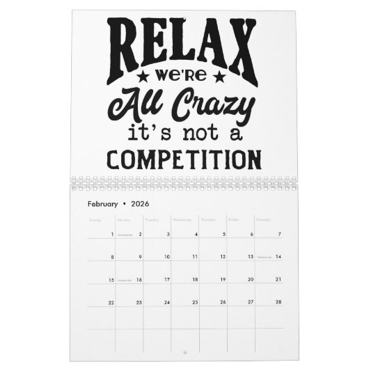 Cleverly verschleiert als Erwachsene Kalender (Feb 2026)