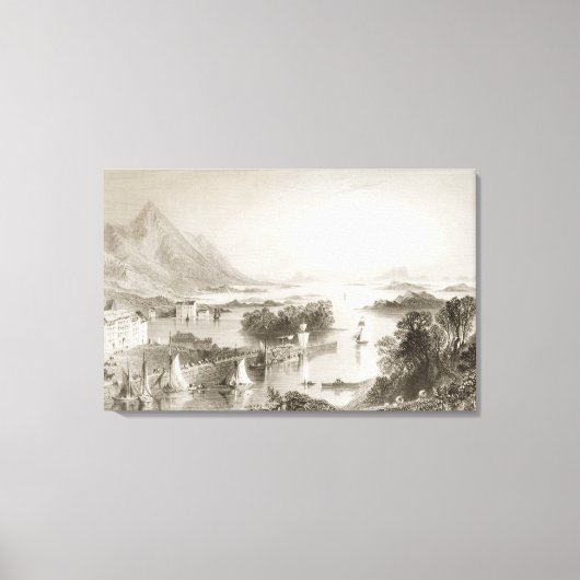 Clew Bay aus Westport, Landkreis Mayo Leinwanddruck (Vorderseite)