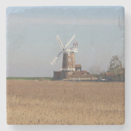 Cley Windmill an der Nordküste Norfolks Steinuntersetzer