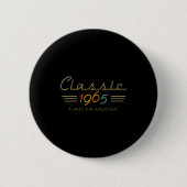 Clic 1965 Limited Edition 60 Year Old 60th Birthda Button (Vorderseite)