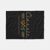 Clic 1965 Limited Edition 60 Year Old 60th Birthda Fleecedecke (Vorderseite (Horizontal))