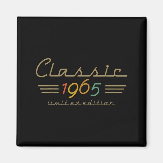 Clic 1965 Limited Edition 60 Year Old 60th Birthda Magnet (Vorne)