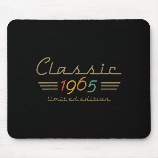 Clic 1965 Limited Edition 60 Year Old 60th Birthda Mousepad (Vorne)
