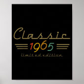 Clic 1965 Limited Edition 60 Year Old 60th Birthda Poster (Vorne)