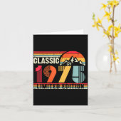 Clic 1975 Limited Edition 50 Year Old 50th Birthda Karte (Gelbe Blume)