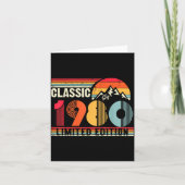 Clic 1980 Limited Edition 45 Year Old 45th Birthda Karte (Vorderseite)