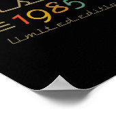 Clic 1985 Limited Edition 40 Year Old 40th Birthda Poster (Ecke)