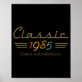 Clic 1985 Limited Edition 40 Year Old 40th Birthda Poster (Vorne)