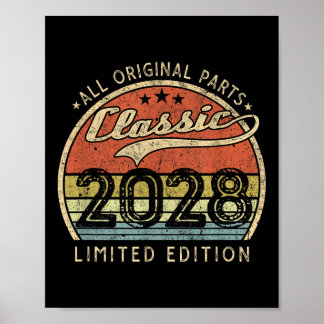 Clic 2028 Limited Edition Vintag Made in 2028 Men Poster
