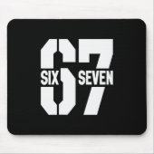 Clic 67 Meme - I Love Six Seven Mousepad (Vorne)
