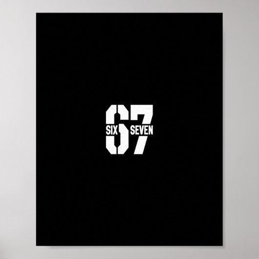 Clic 67 Meme - Ich liebe sechs sieben 1  Poster (Vorne)