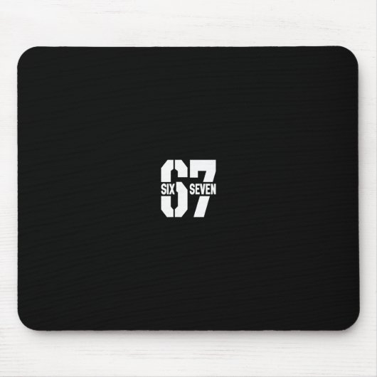 Clic 67 Meme - Ich liebe Six Seven 1 Mousepad (Vorne)
