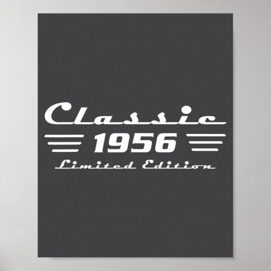 Clic 70 Birthday Decorations Men 70yr 1956 70th Bi Poster (Vorne)