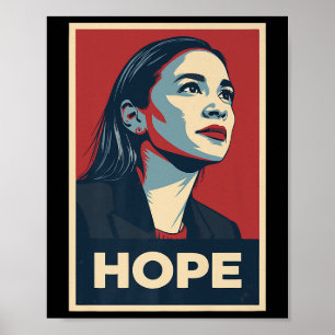 Clic Aoc Alexandria Ocasio Cortez 2028 für Preside Poster