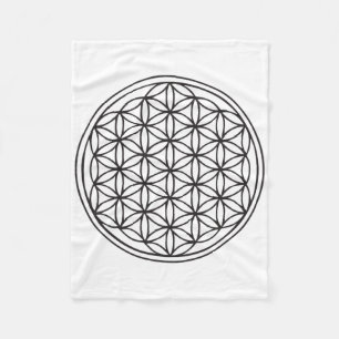 Clic Blume des Lebens Heilige Geometrie Yoga New A Fleecedecke