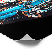 Clic Car Welcome Las Vegas Vacation Summer Men Wom Poster (Ecke)