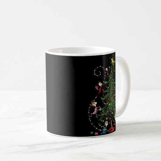 Clic Christmas Tree T Shirt Kaffeetasse (VorderseiteRechts)