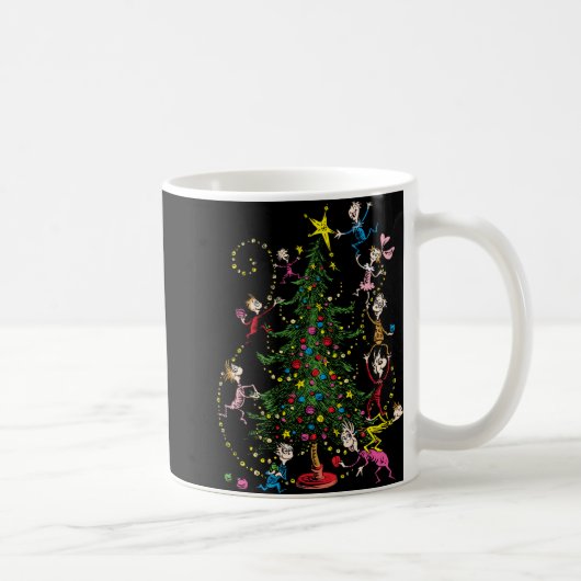 Clic Christmas Tree T Shirt Kaffeetasse (Rechts)
