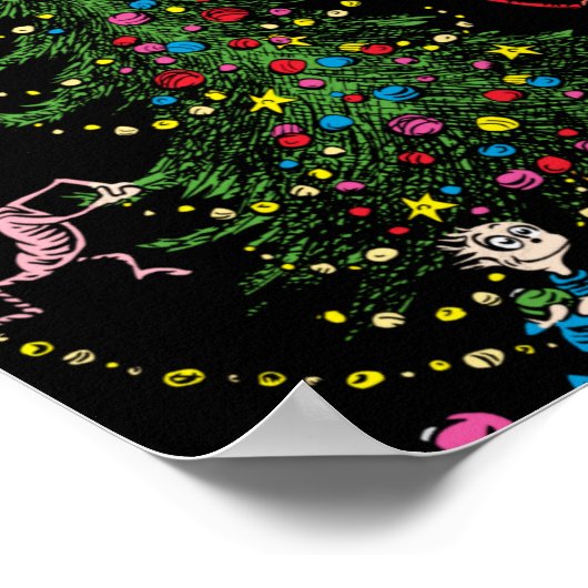 Clic Christmas Tree T Shirt Poster (Ecke)