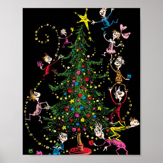Clic Christmas Tree T Shirt Poster (Vorne)