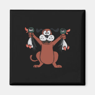 Clic Duck Junting Video Game Designed Clothing for Magnet