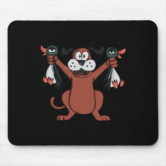 Clic Duck Junting Video Game Designed Clothing for Mousepad (Vorne)