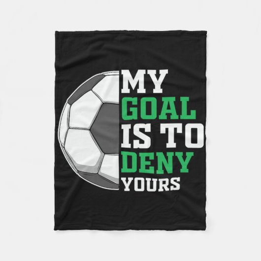 Clic Fußballspieler Leugne Deins Fleecedecke (Vorderseite)