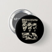 Clic Horror Movie Monster Horror Comic Werewolf Ma Button (Vorne & Hinten)